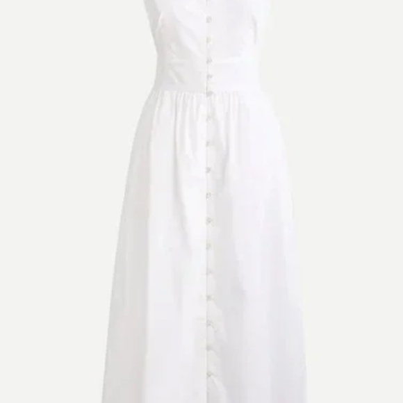 Re-imagined by J. Crew White Button Down Dress - Picture 1 of 5